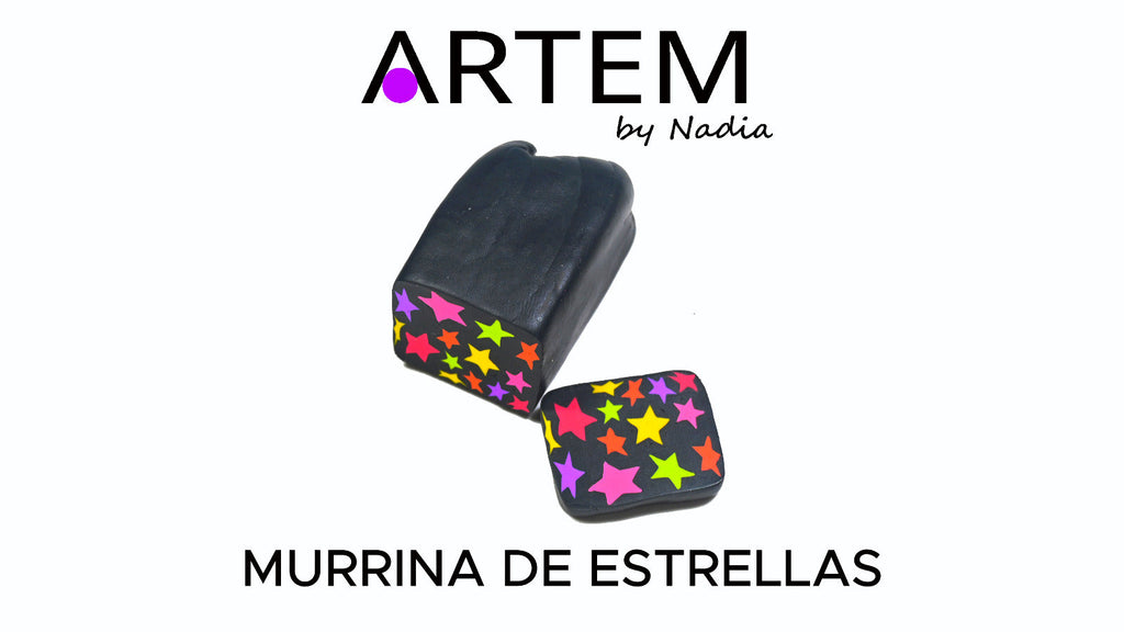 Tutorial murrina de estrellas en arcilla polimérica