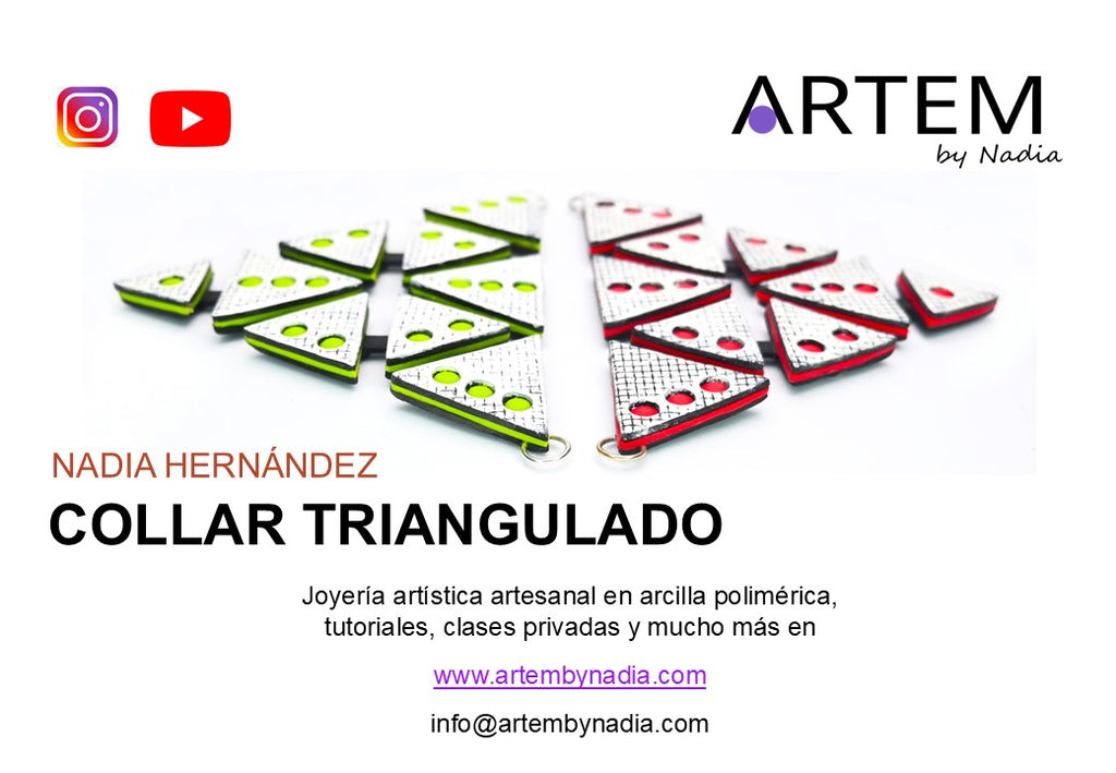 Imagen contra portada del tutorial Collar Triangulado.