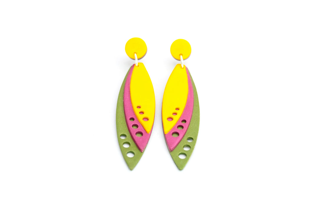 Pendientes arcilla polimérica ARTEM