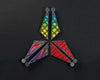 Grupo de pendientes de arcilla polimérica modelo Sunset en distintos colores