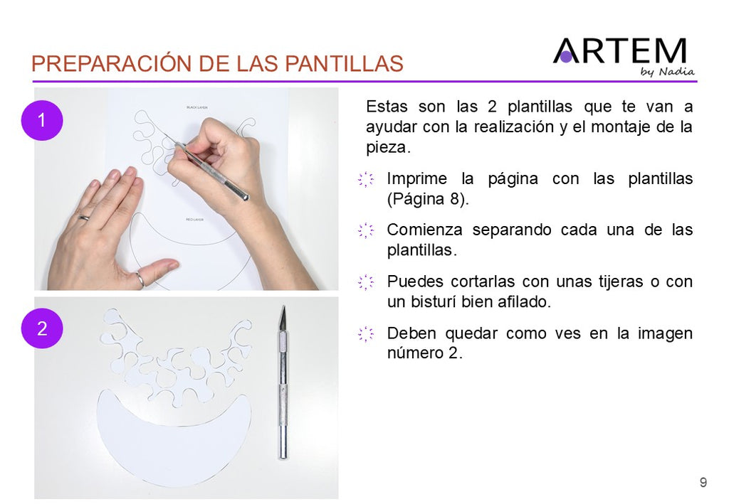 Imagen página 9 tutorial Collar Triangulado