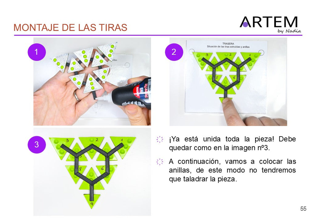 Imagen página 55 Tutorial Collar Triangulado